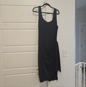 Express Black Asymmetrical Dress